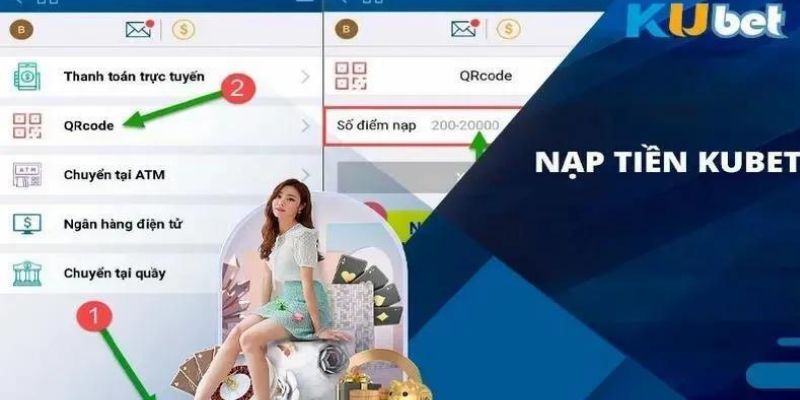 Nạp tiền Kubet bằng tài khoản ngân hàng nhanh chóng 